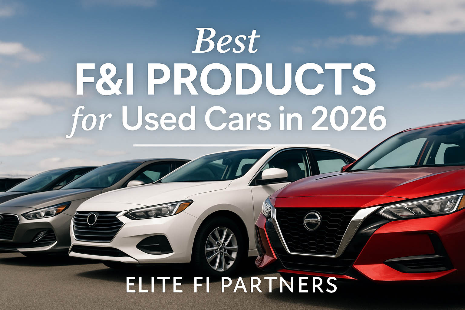 Best F&I Products for Used Car Dealerships in 2026